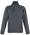 03828 Falcon Lds SOL'S Ladies Falcon Recycled Soft Shell Jacket Charcoal colour image